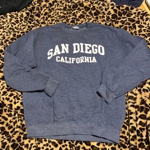 San Diego California crewneck